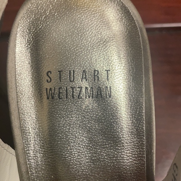 Stuart Weitzman satin sling back pumps - Picture 2 of 5